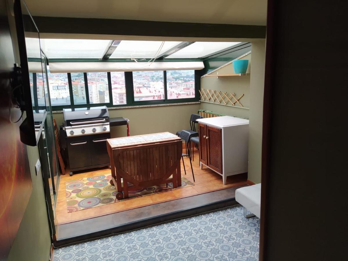 Duplex Amplio,Parking Wifi, 2 Terrazas, Bien Conectado Con Playas, Zona Segura Apartment Vigo Exterior photo